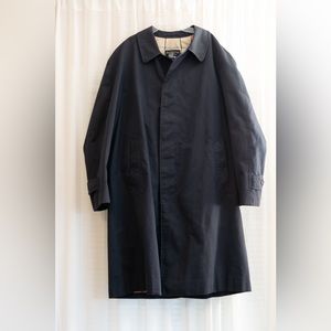 Vintage Burberry Dark Blue Men’s Trench Coat XL